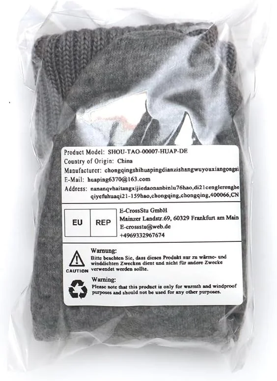 دستکش زمستانی زنانه HPONEZJ، دستکش پشمی، آستر مخملی، دستکش پشمی دولایه گرم، دستکش بافتنی ضد باد، گرم کننده دست زنانه مردانه برای دوچرخه سواری در فضای باز