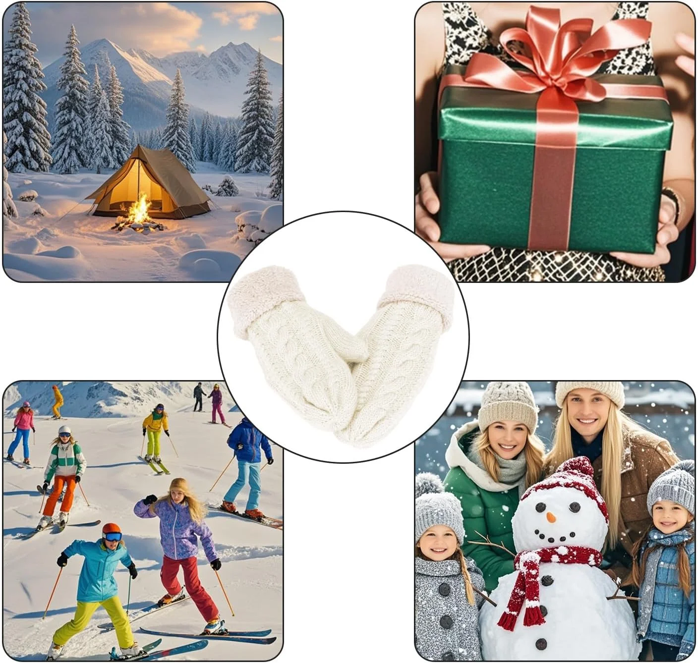 دستکش های زمستانی گرم زنانه Lufdegim، دستکش های بافتنی فوق العاده ضخیم، دستکش های بیرونی، دستکش های زمستانی زنانه، هدیه تولد کریسمس زنانه دستکش های زمستانی گرم زنانه Lufdegim، دستکش های بافتنی فوق العاده ضخیم، دستکش های بیرونی، دستکش های زمستانی زنانه، هدیه تولد کریسمس زنانه