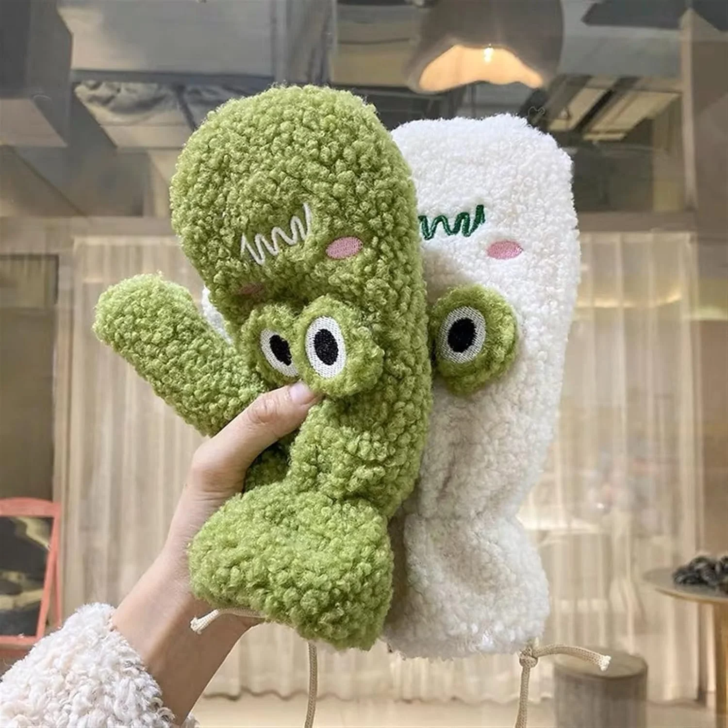 دستکش های زمستانی LUCIY زنانه، دستکش های مخملی، زیبا برای زنان در زمستان، دولایه، ضخیم، دستکش های گرم، مناسب برای اسب سواری در فضای باز، ضد سرما دستکش های زمستانی LUCIY زنانه، دستکش های مخملی، زیبا برای زنان در زمستان، دولایه، ضخیم، دستکش های گرم، مناسب برای اسب سواری در فضای باز، ضد سرما