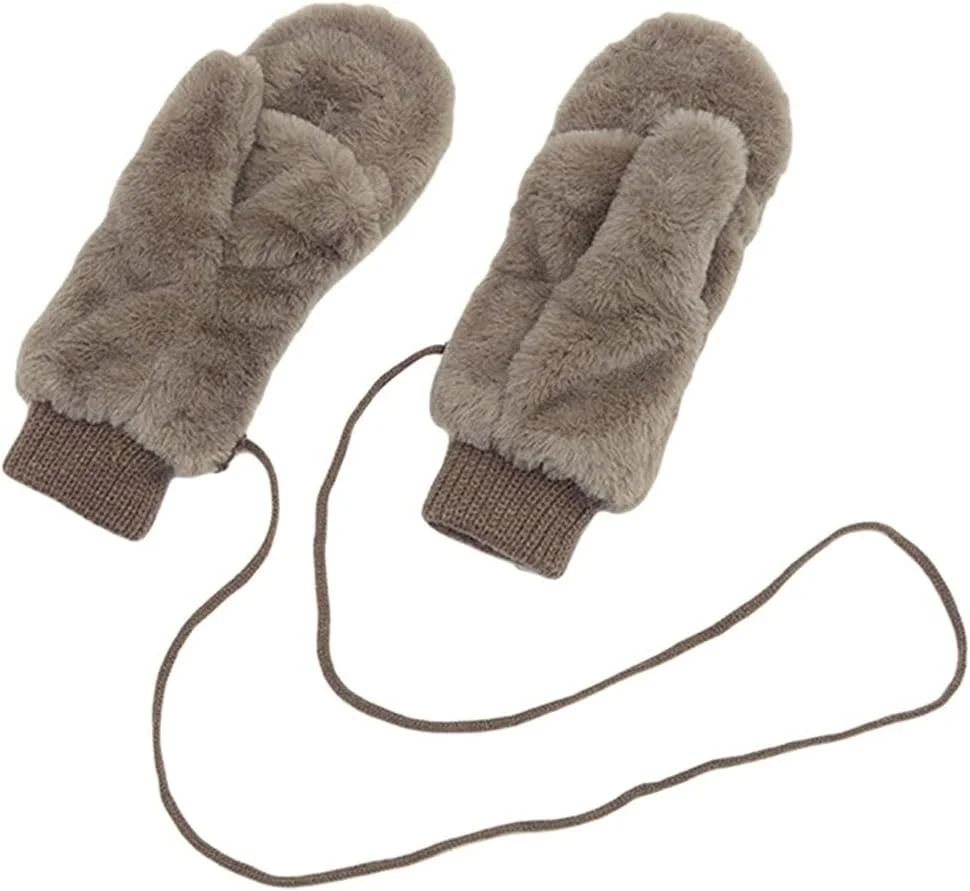 دستکش زمستانی زنانه LUCIY رنگ ثابت، دستکش های زمستانی ضخیم و گرم زنانه، دستکش های پولیشی نرم مناسب فضای باز (رنگ: قهوه ای) دستکش زمستانی زنانه LUCIY رنگ ثابت، دستکش های زمستانی ضخیم و گرم زنانه، دستکش های پولیشی نرم مناسب فضای باز (رنگ: قهوه ای)