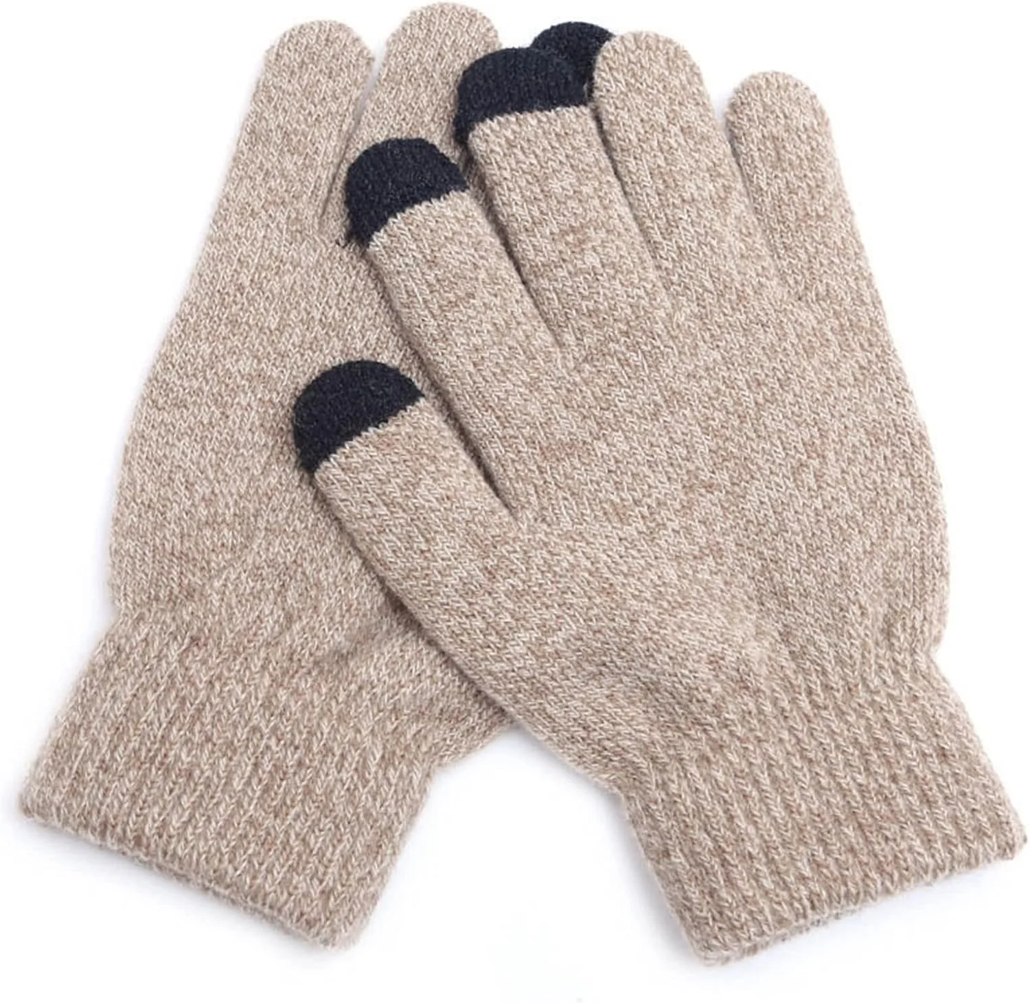 دستکش زمستانی لوسی زنانه دستکش صفحه لمسی زمستانی مردانه دستکش بافتنی کشمیری گرم مناسب اسکی و سواری با پوشش کامل انگشت. (رنگ: بژ، سایز: تک سایز) دستکش زمستانی لوسی زنانه دستکش صفحه لمسی زمستانی مردانه دستکش بافتنی کشمیری گرم مناسب اسکی و سواری با پوشش کامل انگشت. (رنگ: بژ، سایز: تک سایز)