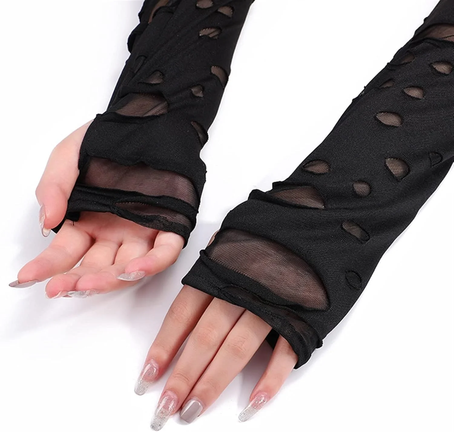 دستکش های زمستانی LUCIY زنانه، دستکش های بلند بدون انگشت زنانه، دستکش های مشکی تنفسی دستکش های زمستانی LUCIY زنانه، دستکش های بلند بدون انگشت زنانه، دستکش های مشکی تنفسی