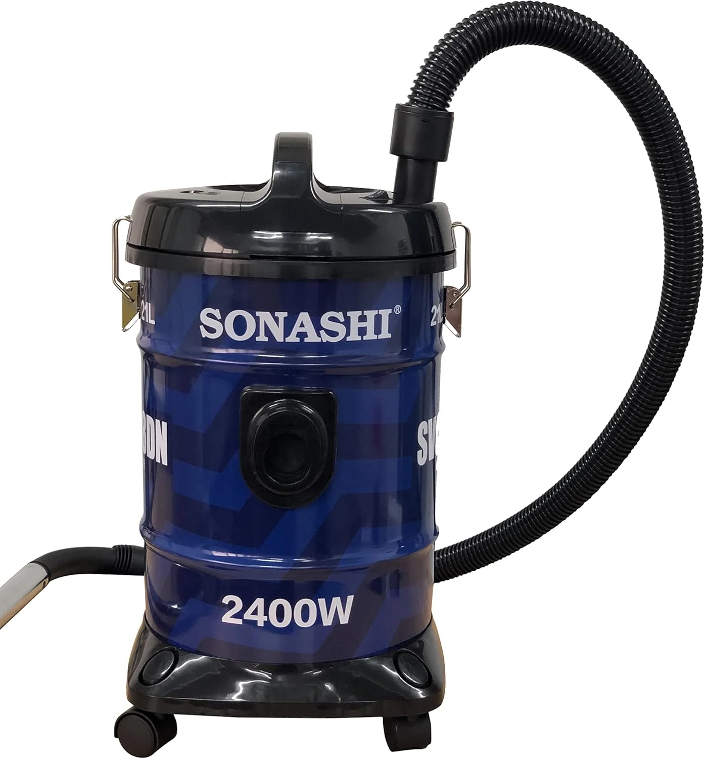 جاروبرقی سطلی سوناشی 2400 وات مدل SVC-9008DN با ظرفیت 21 لیتری مخزن گرد و غبار، سیستم فیلتراسیون چند مرحله ای و صدای فوق العاده کم | لوازم خانگی