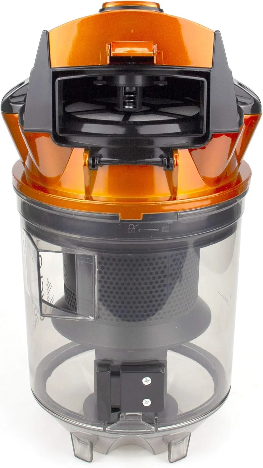 جاروبرقی سطلی سایکلون بدون کیسه سوناشی مدل SVC-9028C [مشکی - نارنجی] - جاروبرقی 2000 وات با لوله تلسکوپی فلزی، کنترل سرعت، صدای کم | لوازم خانگی