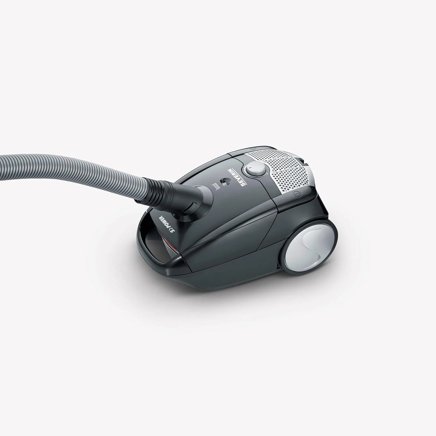 جاروبرقی کیسه ای SEVERIN، جاروبرقی جمع و جور و کم صدا برای فرش و سطوح سخت، 750 وات، نازل کف نرم، برد 8 متر، مشکی، BC 7030