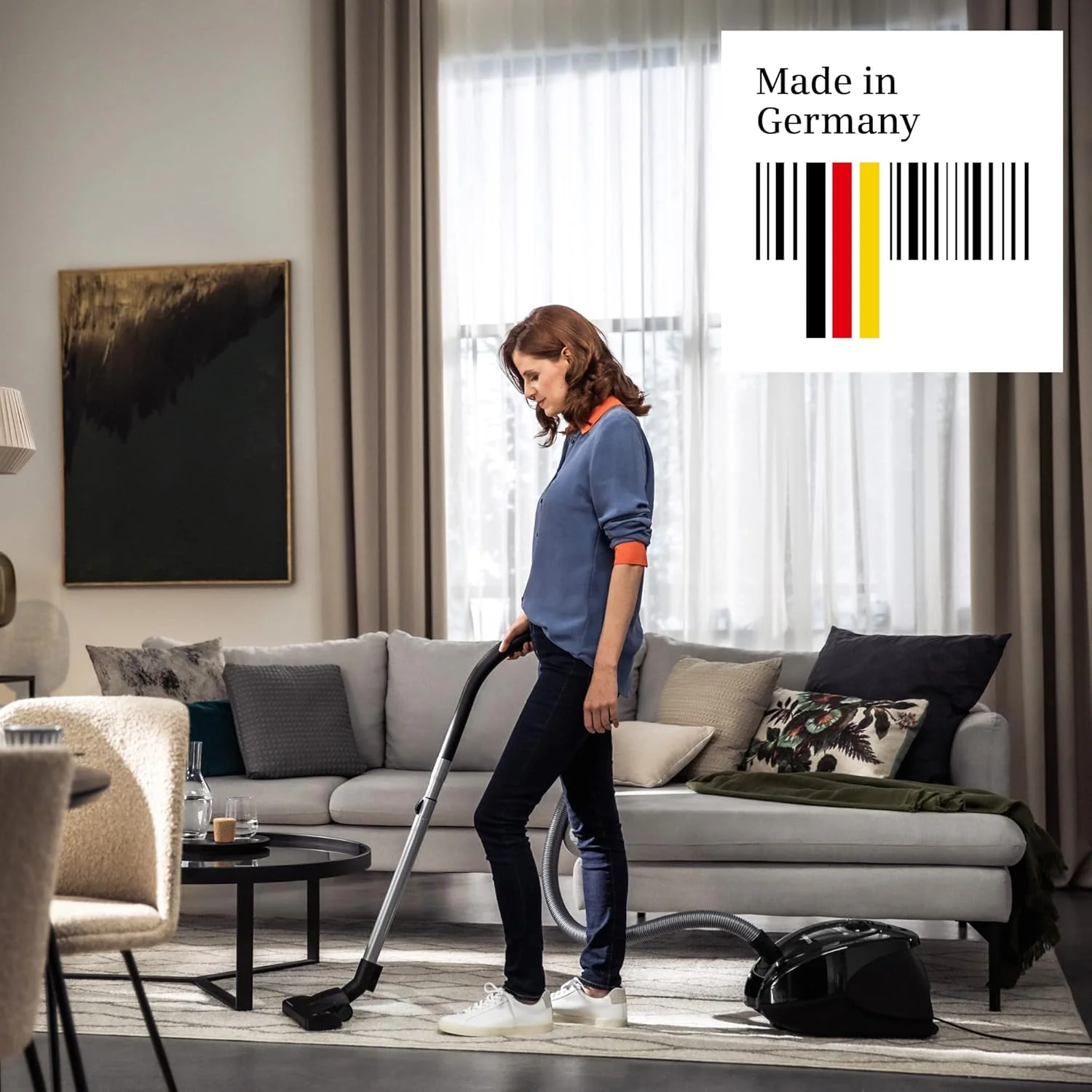 جاروبرقی کیسه ای زیمنس مدل Z 3.0 Extreme Power VSZ3XTRM11، جاروبرقی سطلی، نازل بزرگ XXL مناسب برای موی حیوانات خانگی، نازل مخصوص پارکت، فرش، کاشی، مصرف برق پایین، 850 وات