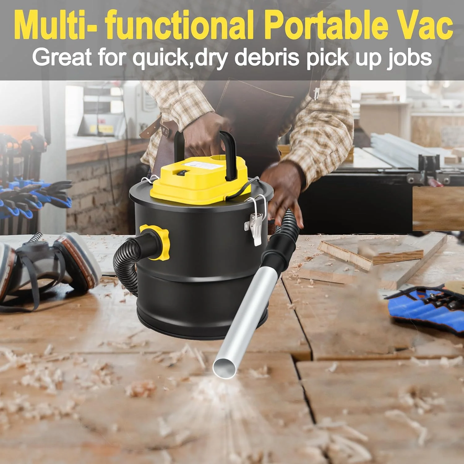 جاروبرقی خاکستر سیپون، جاروبرقی اجاق گازی با عملکرد دمنده، مکش قدرتمند 800 واتی، جاروبرقی خاکستر همه کاره 2.6 گالنی برای شومینه و اجاق های گازی جاروبرقی خاکستر سیپون، جاروبرقی اجاق گازی با عملکرد دمنده، مکش قدرتمند 800 واتی، جاروبرقی خاکستر همه کاره 2.6 گالنی برای شومینه و اجاق های گازی