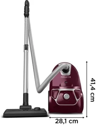 جاروبرقی کیسه ای روونتا مدل Compact Power RO3969EA با توان 750 وات، حجم مخزن گرد و غبار: 3 لیتر، نازل شکاف 2 در 1، ست مناسب خانه و ماشین برای انواع سطوح، طراحی جمع و جور، رنگ قرمز تیره/نقره ای جاروبرقی کیسه ای روونتا مدل Compact Power RO3969EA با توان 750 وات، حجم مخزن گرد و غبار: 3 لیتر، نازل شکاف 2 در 1، ست مناسب خانه و ماشین برای انواع سطوح، طراحی جمع و جور، رنگ قرمز تیره/نقره ای