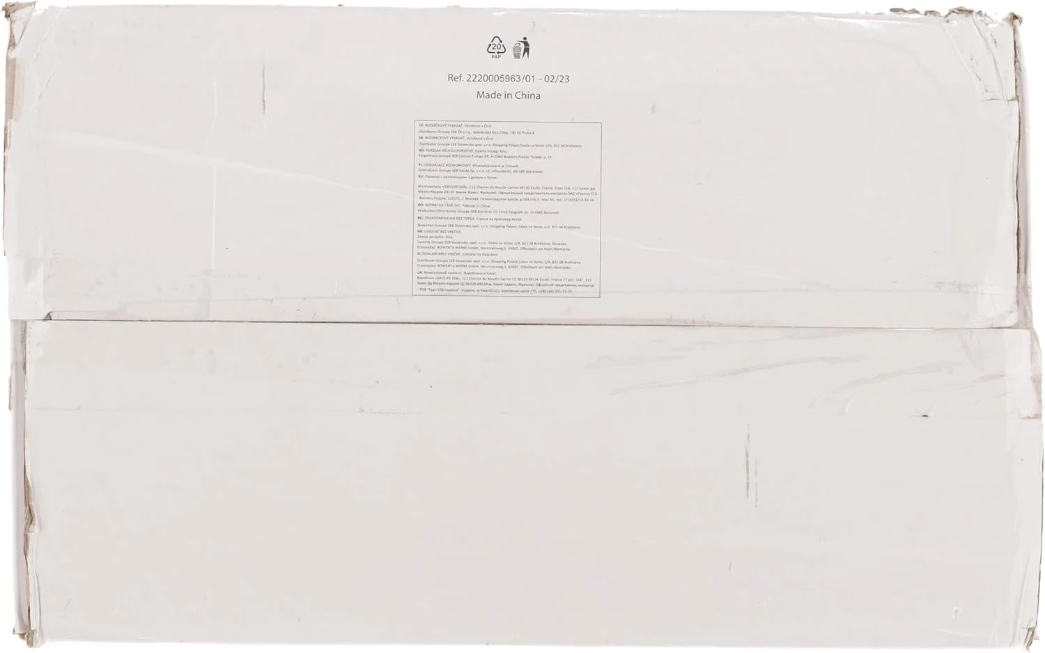 جاروبرقی سایکلونیک روونتا مدل Swift Power، ظرفیت 1.2 لیتر، عملکرد بالا، موتور کم مصرف، جمع و جور، برس مخصوص پارکت RO2933EA، رنگ بورگوندی