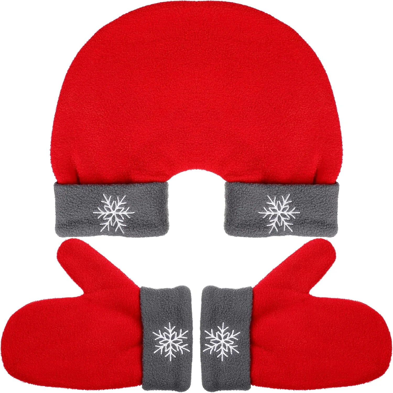 دستکش های کریسمس GALPADA، دستکش های قرمز، دستکش های عاشقانه زوج، دستکش های گرم زمستانی، هدایای روز ولنتاین کریسمس، دستکش های دو نفره برای مردان و زنان، 3 عدد دستکش زوج برای زنان