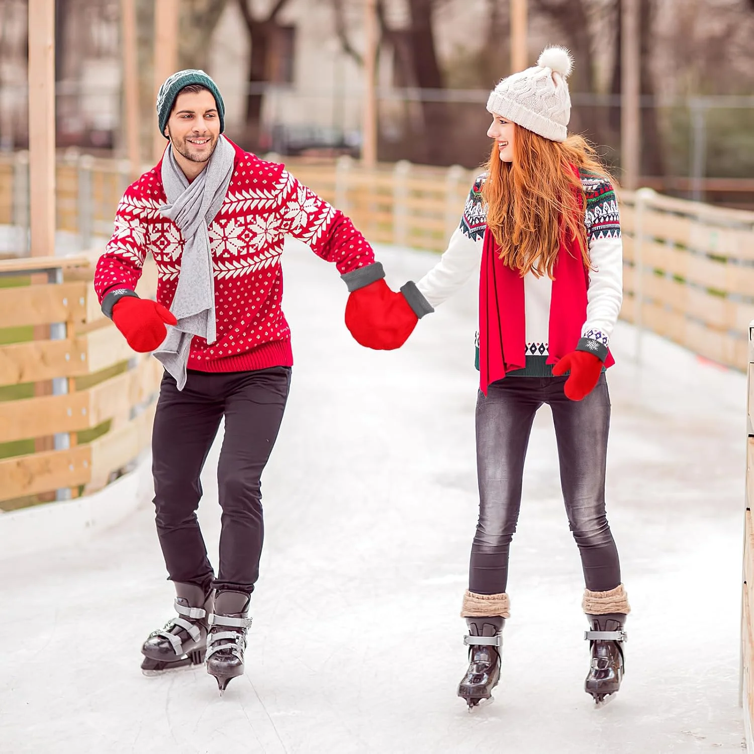 دستکش های کریسمس GALPADA، دستکش های قرمز، دستکش های عاشقانه زوج، دستکش های گرم زمستانی، هدایای روز ولنتاین کریسمس، دستکش های دو نفره برای مردان و زنان، 3 عدد دستکش زوج برای زنان دستکش های کریسمس GALPADA، دستکش های قرمز، دستکش های عاشقانه زوج، دستکش های گرم زمستانی، هدایای روز ولنتاین کریسمس، دستکش های دو نفره برای مردان و زنان، 3 عدد دستکش زوج برای زنان