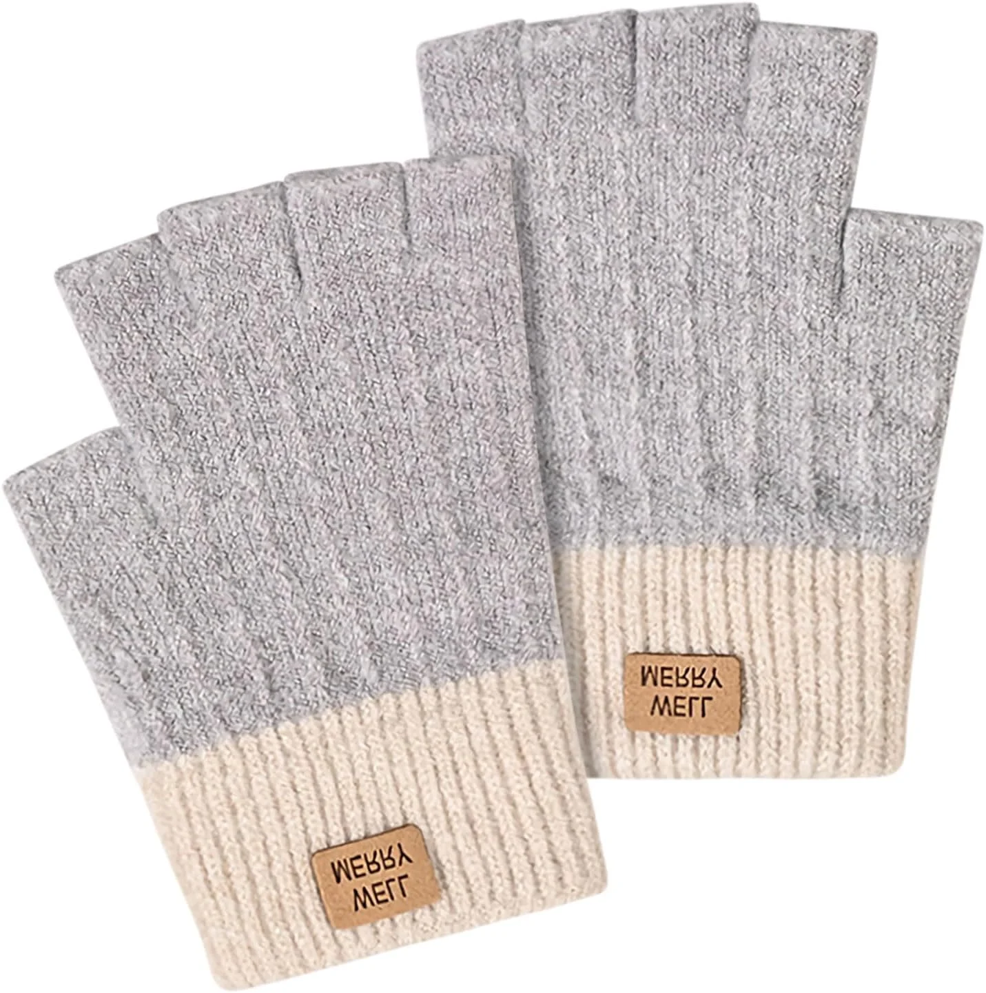 دستکش های بدون انگشت زنانه، دستکش های نیمه انگشتی گرم زمستانی، دستکش های بافتنی بدون انگشت برای تایپ و رانندگی دستکش های بدون انگشت زنانه، دستکش های نیمه انگشتی گرم زمستانی، دستکش های بافتنی بدون انگشت برای تایپ و رانندگی