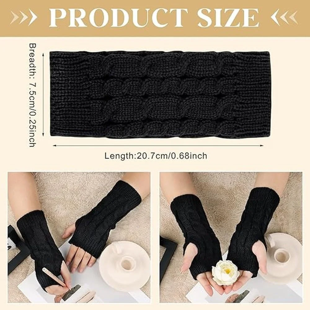 دستکش های بافتنی گرم زمستانی بدون انگشت زنانه، دستکش های بدون انگشت بافتنی دست دوز، دستکش های اسکلتی دستکش های بافتنی گرم زمستانی بدون انگشت زنانه، دستکش های بدون انگشت بافتنی دست دوز، دستکش های اسکلتی