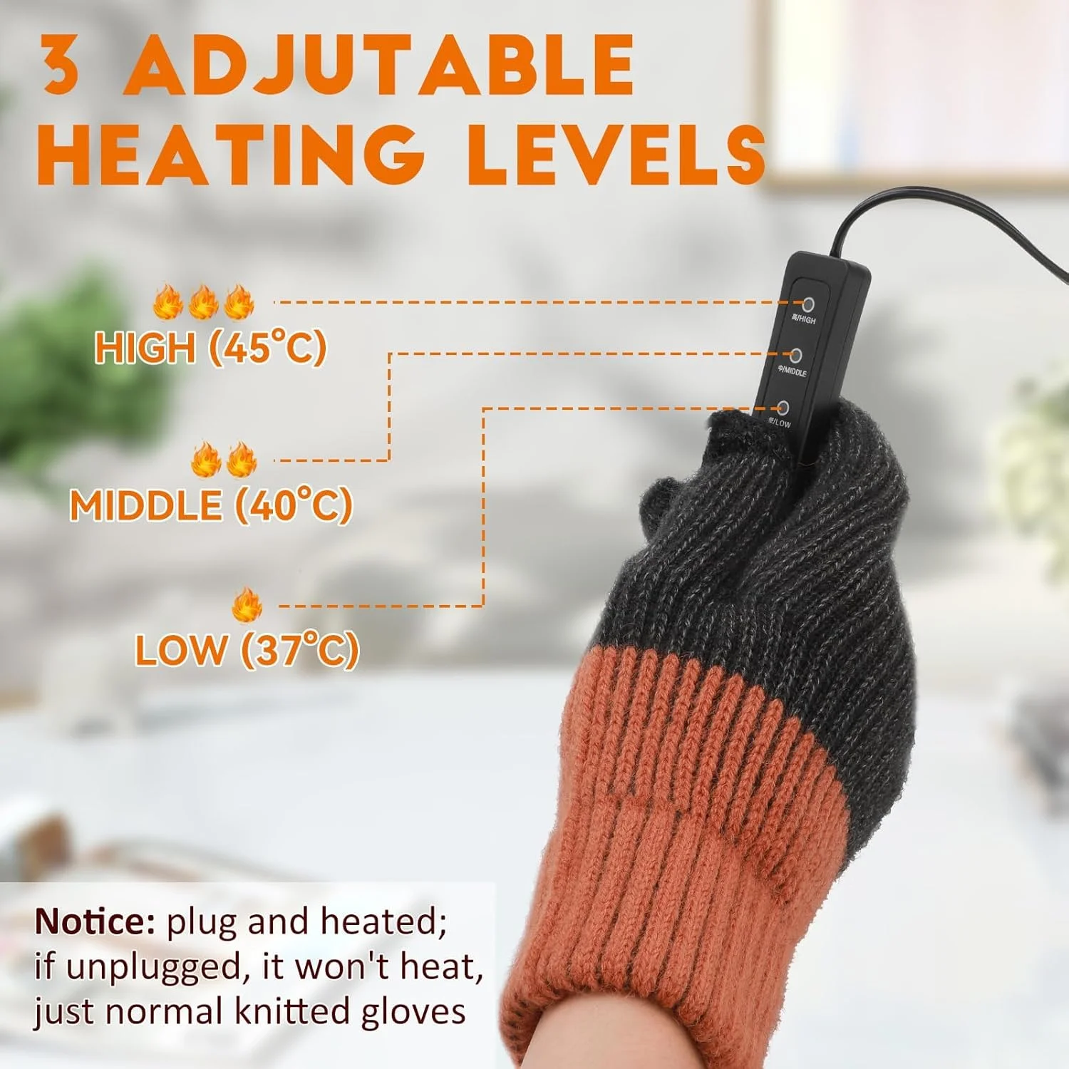 دستکش های گرمکن دار USB Excefore برای زنان و مردان، دستکش زمستانی گرم کننده برقی، بافتنی کشسان، دستکش حرارتی تمام انگشتی، دستکش گرم کننده برقی لپ تاپ با قابلیت لمس دو انگشتی، قابل شستشو، هدیه دستکش های گرمکن دار USB Excefore برای زنان و مردان، دستکش زمستانی گرم کننده برقی، بافتنی کشسان، دستکش حرارتی تمام انگشتی، دستکش گرم کننده برقی لپ تاپ با قابلیت لمس دو انگشتی، قابل شستشو، هدیه