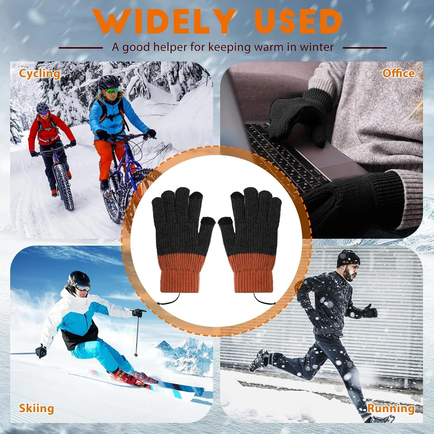 دستکش های گرمکن دار USB Excefore برای زنان و مردان، دستکش زمستانی گرم کننده برقی، بافتنی کشسان، دستکش حرارتی تمام انگشتی، دستکش گرم کننده برقی لپ تاپ با قابلیت لمس دو انگشتی، قابل شستشو، هدیه دستکش های گرمکن دار USB Excefore برای زنان و مردان، دستکش زمستانی گرم کننده برقی، بافتنی کشسان، دستکش حرارتی تمام انگشتی، دستکش گرم کننده برقی لپ تاپ با قابلیت لمس دو انگشتی، قابل شستشو، هدیه