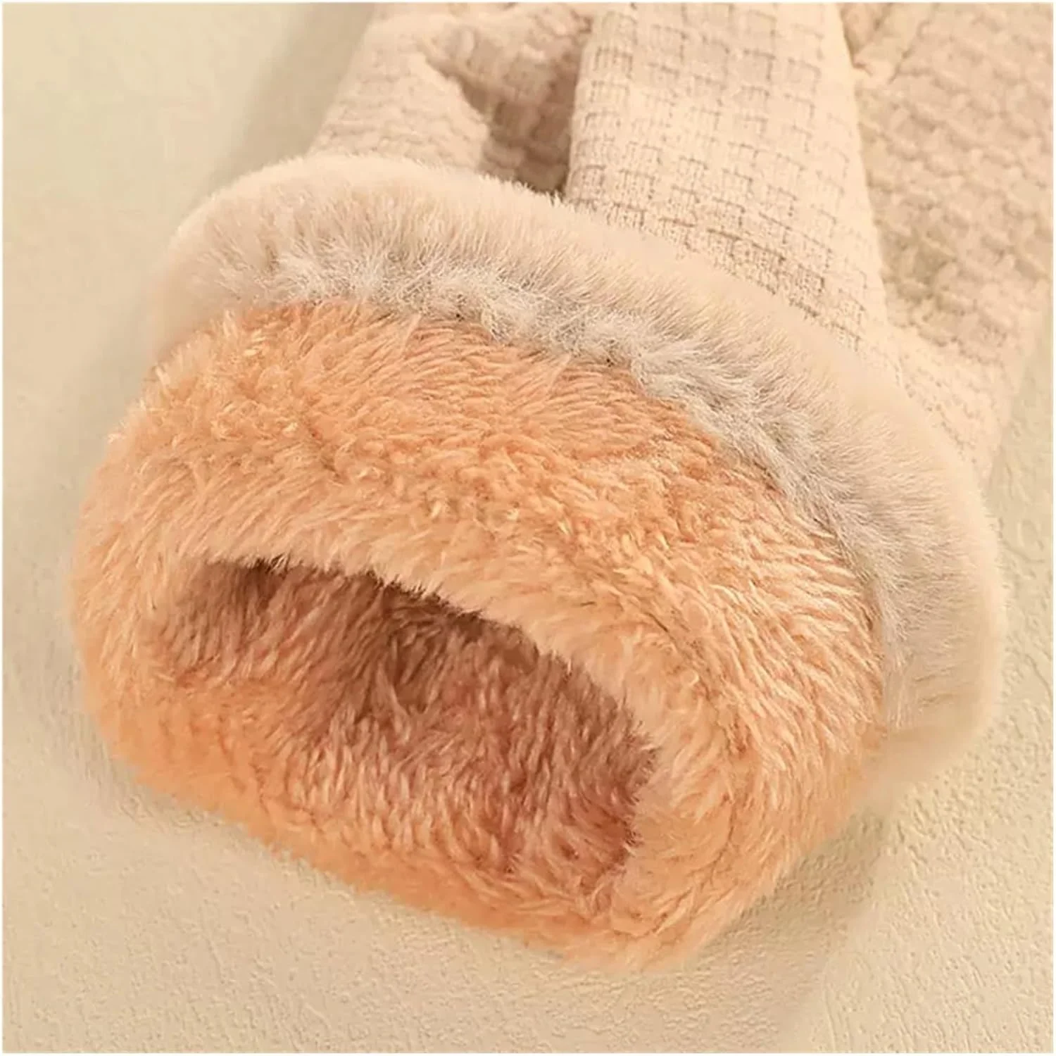 دستکش های زنانه مد روز، دستکش های بافتنی ضخیم و مخملی طرح وافل زمستانی مناسب فضای باز (صورتی) دستکش های زنانه مد روز، دستکش های بافتنی ضخیم و مخملی طرح وافل زمستانی مناسب فضای باز (صورتی)