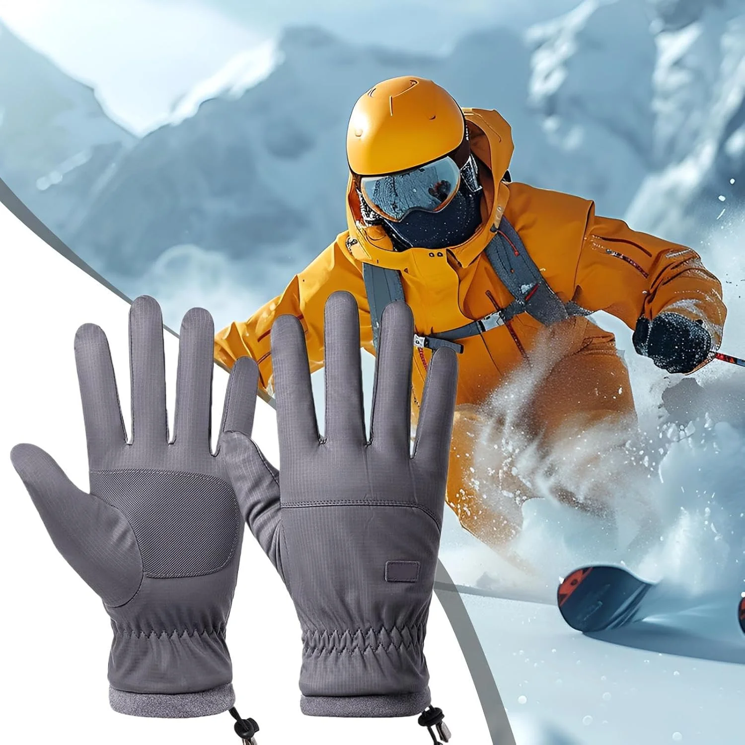 دستکش های گرمکن دار برقی - دستکش های گرمکن دار USB ضد باد زنانه برای فضای باز | دستکش های لمسی برقی ضد لغزش، لوازم هوای سرد برای کار، اسنوبورد، ورزش، سورتمه سواری، اسکی دستکش های گرمکن دار برقی - دستکش های گرمکن دار USB ضد باد زنانه برای فضای باز | دستکش های لمسی برقی ضد لغزش، لوازم هوای سرد برای کار، اسنوبورد، ورزش، سورتمه سواری، اسکی