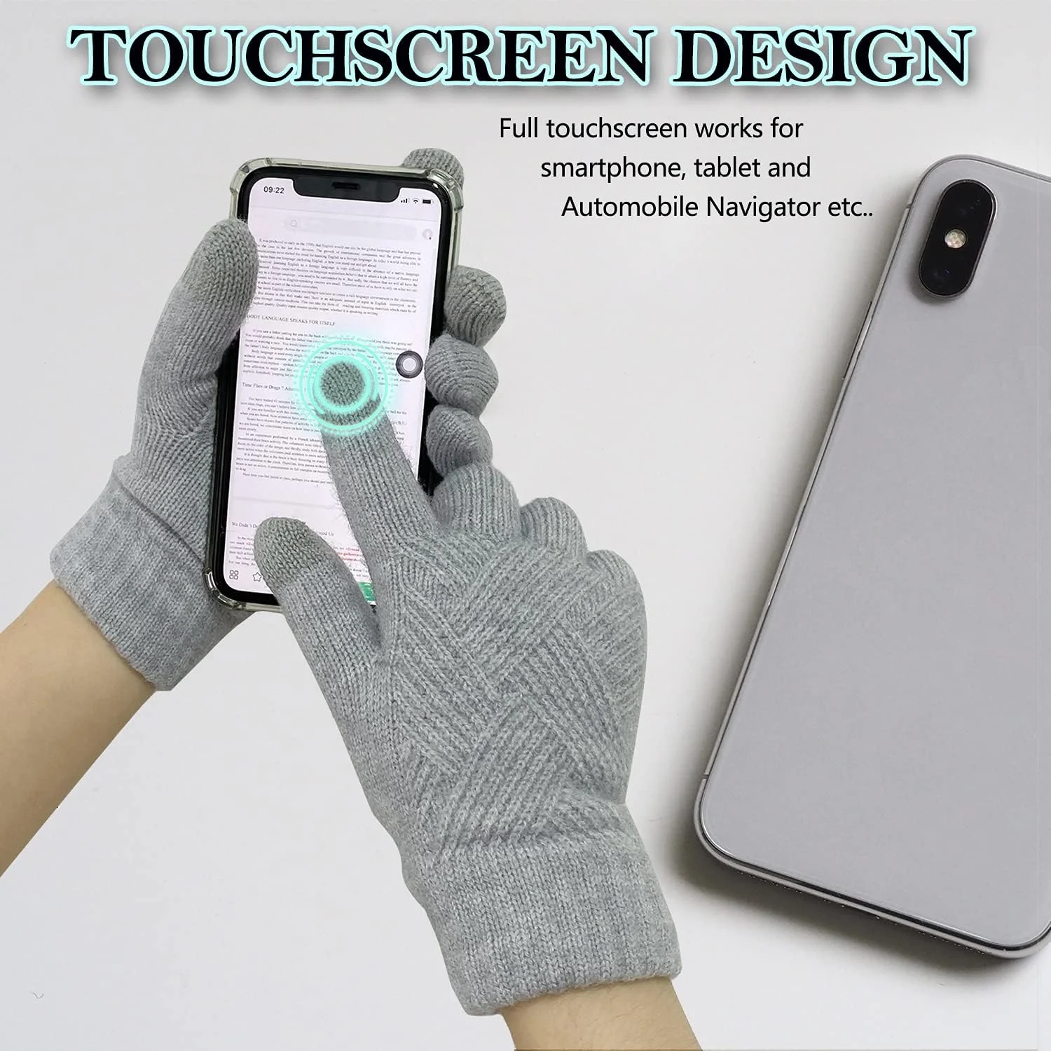 دستکش زمستانی ehsbuy زنانه، دستکش های پشمی لمسی، دستکش های بافتنی ضخیم ترمه گرم، دستکش های پشمی، دستکش های حرارتی، هدایای ورزشی در فضای باز برای مردان و زنان دستکش زمستانی ehsbuy زنانه، دستکش های پشمی لمسی، دستکش های بافتنی ضخیم ترمه گرم، دستکش های پشمی، دستکش های حرارتی، هدایای ورزشی در فضای باز برای مردان و زنان