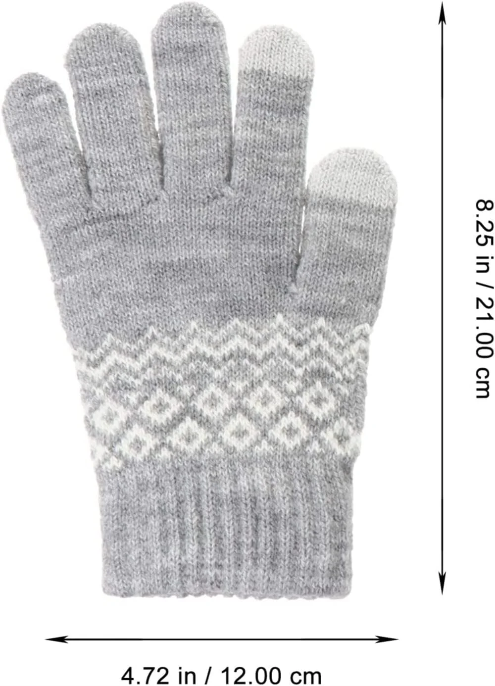 دستکش های زمستانی زنانه با قابلیت لمس صفحه نمایش، دستکش های بافتنی گرم با آستر پشمی و مچ کشی، دستکش های بافتنی تک رنگ گرم و ضد باد زمستانی، دستکش با انگشتان لمسی (خاکستری) دستکش های زمستانی زنانه با قابلیت لمس صفحه نمایش، دستکش های بافتنی گرم با آستر پشمی و مچ کشی، دستکش های بافتنی تک رنگ گرم و ضد باد زمستانی، دستکش با انگشتان لمسی (خاکستری)