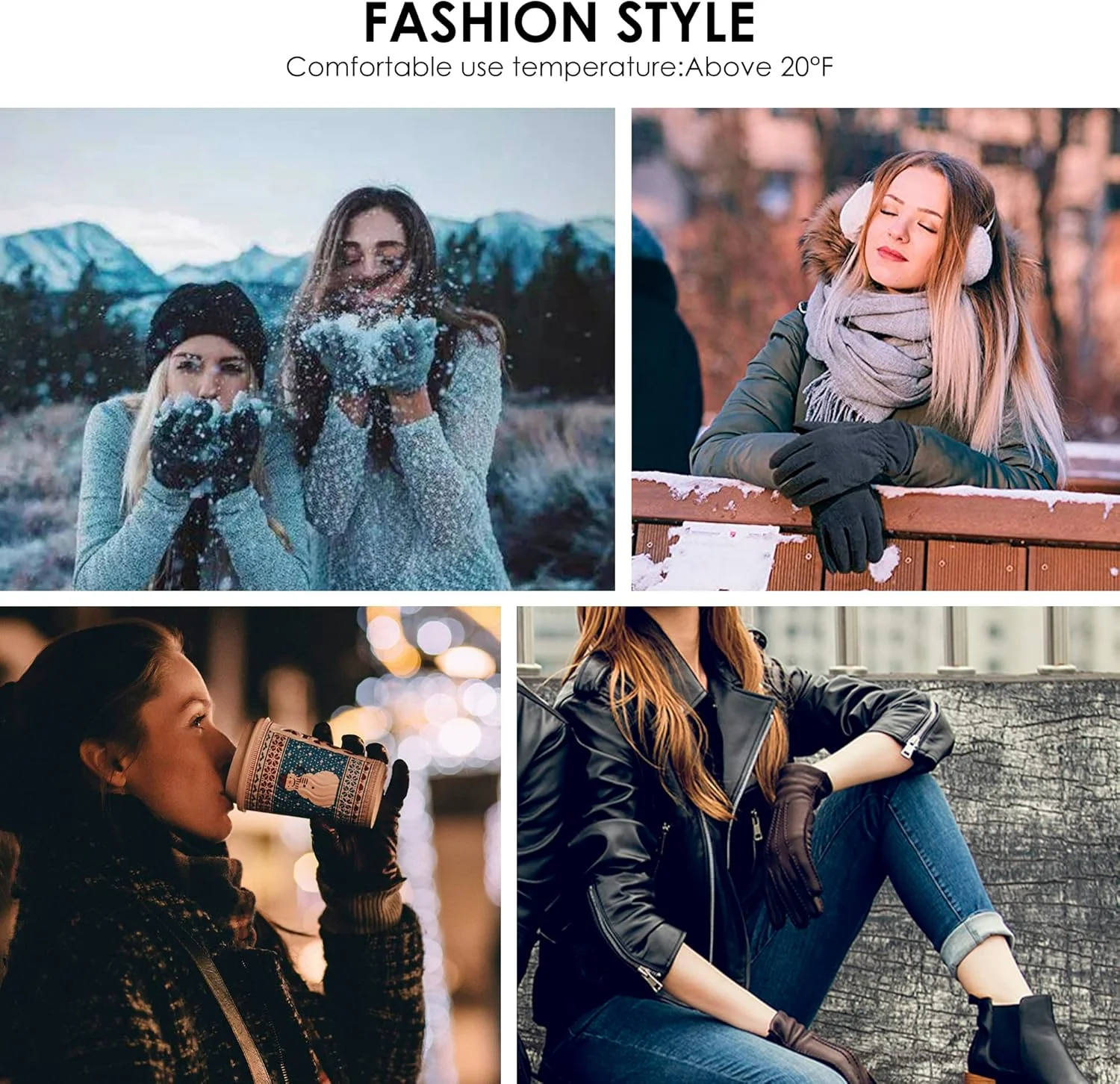 دستکش چرمی زنانه زمستانی گرم مناسب برای رانندگی، لمسی و سازگار با صفحه نمایش، تهیه شده از چرم خالص و مرغوب پوست بره دستکش چرمی زنانه زمستانی گرم مناسب برای رانندگی، لمسی و سازگار با صفحه نمایش، تهیه شده از چرم خالص و مرغوب پوست بره