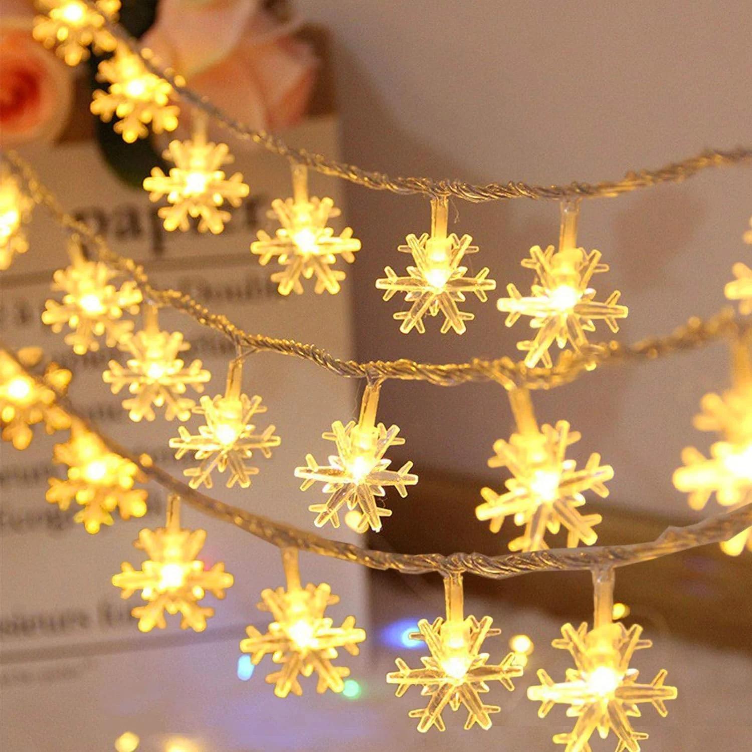 ریسه تزئینی BPA مدل Snowflake طول 15 متر