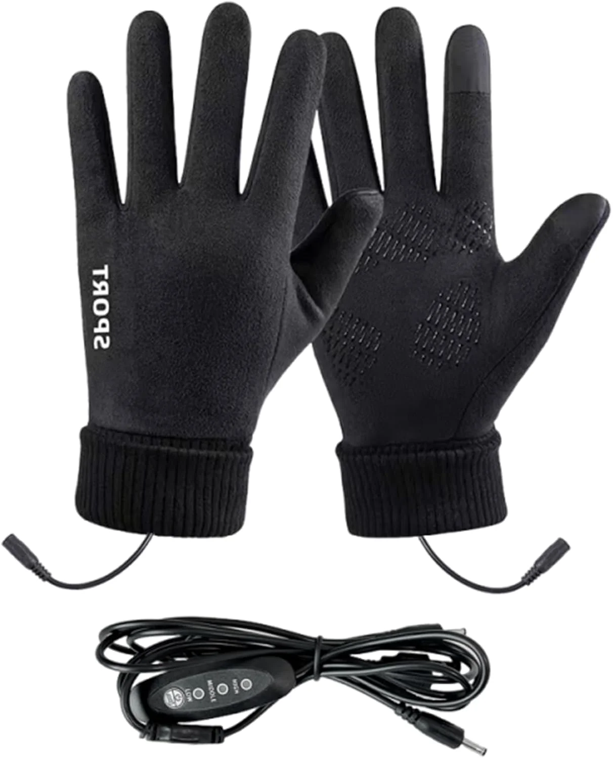 دستکش های گرمایشی مردانه | دستکش های گرم کننده USB، دستکش های صفحه لمسی با 3 تنظیمات دما برای دوچرخه سواری، کار در فضای باز، رانندگی، موتورسواری، کمپینگ، پیاده روی، شکار دستکش های گرمایشی مردانه | دستکش های گرم کننده USB، دستکش های صفحه لمسی با 3 تنظیمات دما برای دوچرخه سواری، کار در فضای باز، رانندگی، موتورسواری، کمپینگ، پیاده روی، شکار