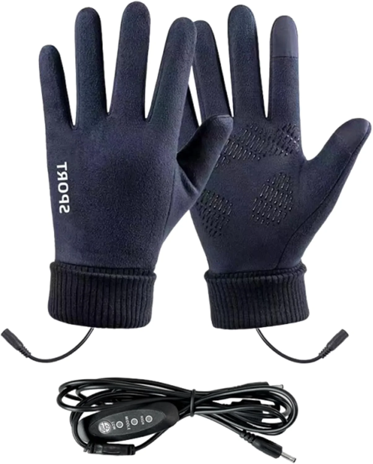 دستکش های گرم شونده شارژی - دستکش کار گرم شونده USB، دستکش های لمسی با 3 تنظیم دما برای دوچرخه سواری، کار در فضای باز، رانندگی، موتورسواری، کمپینگ، پیاده روی، شکار دستکش های گرم شونده شارژی - دستکش کار گرم شونده USB، دستکش های لمسی با 3 تنظیم دما برای دوچرخه سواری، کار در فضای باز، رانندگی، موتورسواری، کمپینگ، پیاده روی، شکار