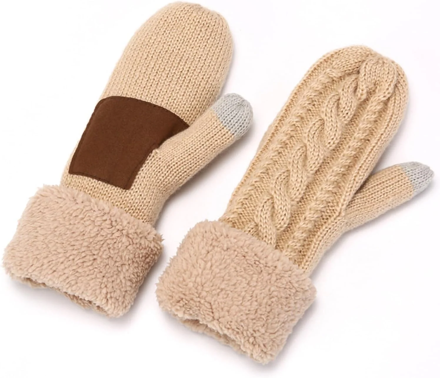 دستکش های بافتنی صفحه لمسی، دستکش های زمستانی تمام انگشتی، کشسان، گرم، مناسب دوچرخه سواری، اسکی، کوهنوردی برای دختران، نوجوانان، زنان و مردان، بافتنی ضد باد برای زنان در هوای سرد دستکش های بافتنی صفحه لمسی، دستکش های زمستانی تمام انگشتی، کشسان، گرم، مناسب دوچرخه سواری، اسکی، کوهنوردی برای دختران، نوجوانان، زنان و مردان، بافتنی ضد باد برای زنان در هوای سرد