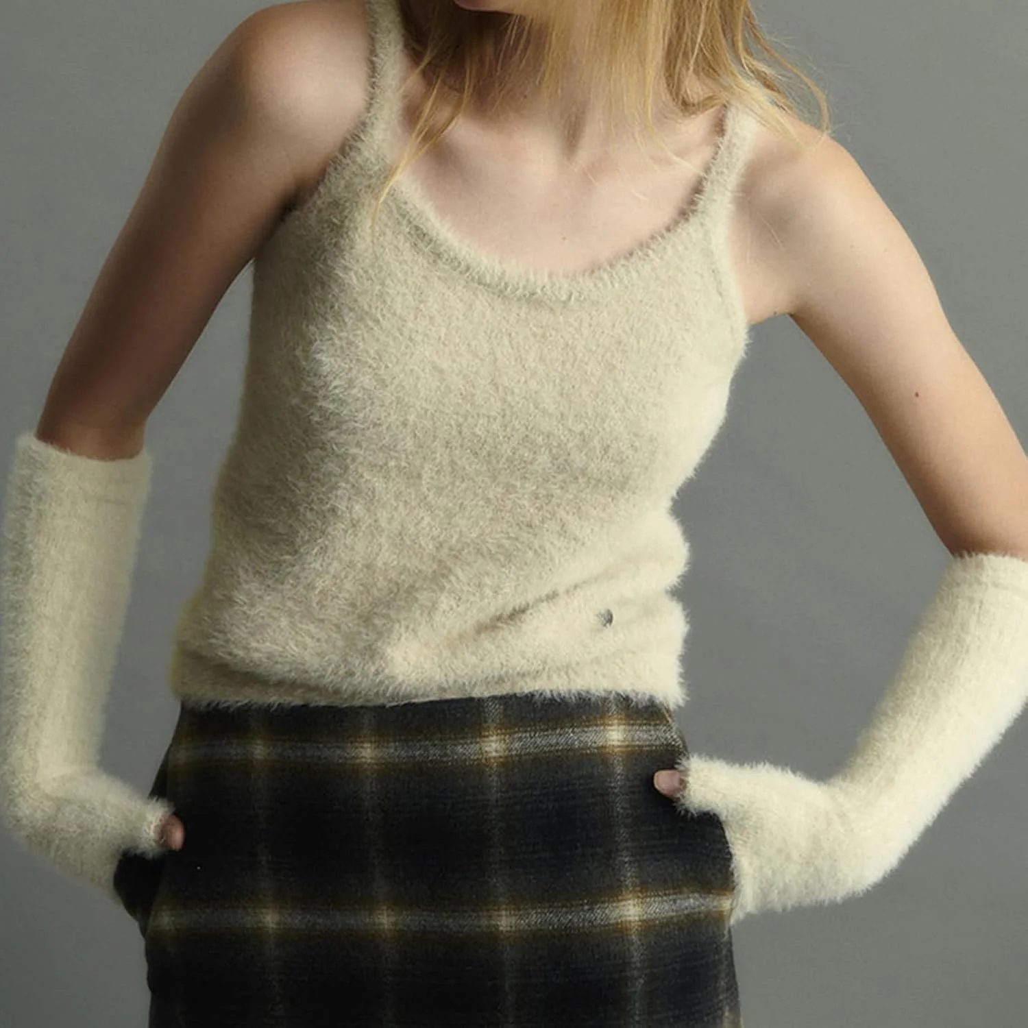 دستکش های دخترانه با دو انگشت باز، دستکش های گرم تمام انگشتی، دستکش های گرم کننده بازوی بلند برای زنان و مردان، لوازم زمستانی بافتنی ضد باد برای هوای سرد دستکش های دخترانه با دو انگشت باز، دستکش های گرم تمام انگشتی، دستکش های گرم کننده بازوی بلند برای زنان و مردان، لوازم زمستانی بافتنی ضد باد برای هوای سرد