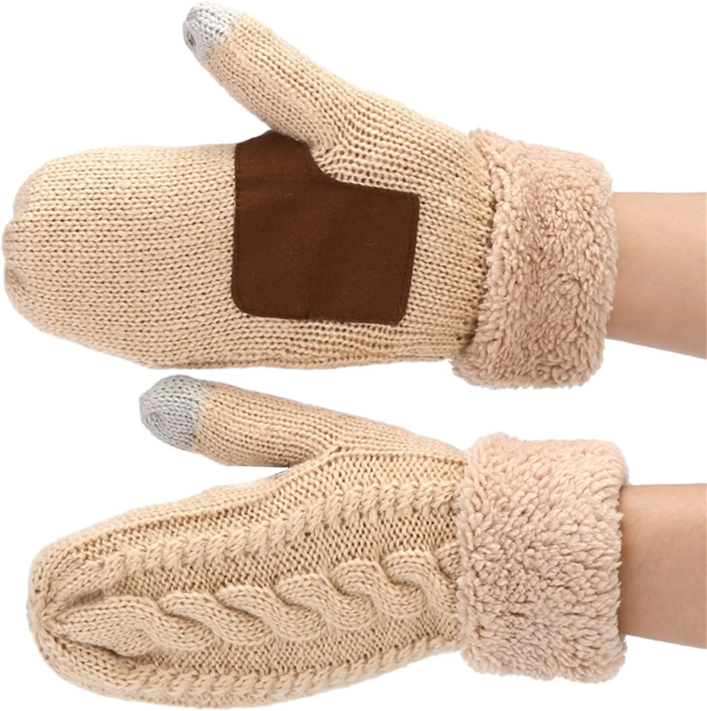 دستکش های بافتنی صفحه لمسی، دستکش های زمستانی تمام انگشتی، کشسان، گرم، مناسب دوچرخه سواری، اسکی، کوهنوردی برای دختران، نوجوانان، زنان، مردان، بافتنی ضد باد برای زنان در هوای سرد دستکش های بافتنی صفحه لمسی، دستکش های زمستانی تمام انگشتی، کشسان، گرم، مناسب دوچرخه سواری، اسکی، کوهنوردی برای دختران، نوجوانان، زنان، مردان، بافتنی ضد باد برای زنان در هوای سرد