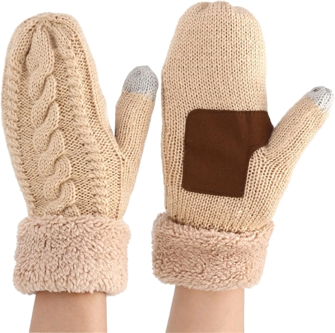 دستکش های بافتنی صفحه لمسی، دستکش های زمستانی تمام انگشتی، کشسان، گرم، مناسب دوچرخه سواری، اسکی، کوهنوردی برای دختران، نوجوانان، زنان، مردان، بافتنی ضد باد برای زنان در هوای سرد دستکش های بافتنی صفحه لمسی، دستکش های زمستانی تمام انگشتی، کشسان، گرم، مناسب دوچرخه سواری، اسکی، کوهنوردی برای دختران، نوجوانان، زنان، مردان، بافتنی ضد باد برای زنان در هوای سرد