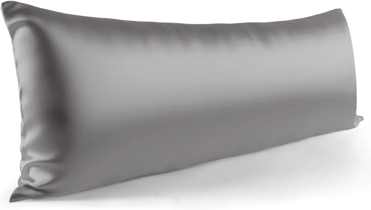 روکش بالش خواب پهلو زنسییا 40 x 145 سانتی متر، 1 عدد - روبالشی ساتن نرم مانند روبالشی ابریشمی 40 x 145 سانتی متر مراقبت از مو و پوست با زیپ، خاکستری تیره روکش بالش خواب پهلو زنسییا 40 x 145 سانتی متر، 1 عدد - روبالشی ساتن نرم مانند روبالشی ابریشمی 40 x 145 سانتی متر مراقبت از مو و پوست با زیپ، خاکستری تیره