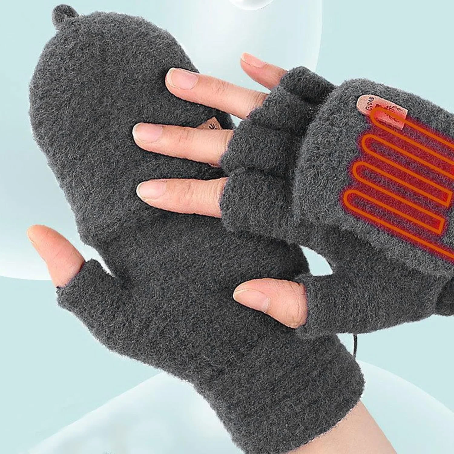 دستکش های گرمایشی شکار - دستکش های گرم زمستانی | دستکش های گرمایشی USB 5 ولت برای ماهیگیری روی یخ، باغبانی، پیاده روی، کار، مسافرت زمستانی، اسنوبورد، علاقه مندان به ورزش، رانندگان تحویل دستکش های گرمایشی شکار - دستکش های گرم زمستانی | دستکش های گرمایشی USB 5 ولت برای ماهیگیری روی یخ، باغبانی، پیاده روی، کار، مسافرت زمستانی، اسنوبورد، علاقه مندان به ورزش، رانندگان تحویل