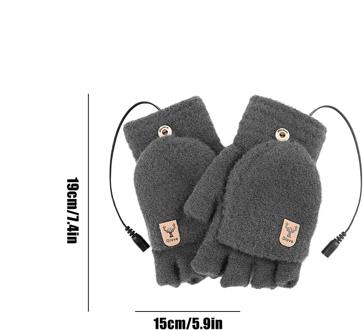 دستکش های گرمایشی شکار - دستکش های گرم زمستانی | دستکش های گرمایشی USB 5 ولت برای ماهیگیری روی یخ، باغبانی، پیاده روی، کار، مسافرت زمستانی، اسنوبورد، علاقه مندان به ورزش، رانندگان تحویل دستکش های گرمایشی شکار - دستکش های گرم زمستانی | دستکش های گرمایشی USB 5 ولت برای ماهیگیری روی یخ، باغبانی، پیاده روی، کار، مسافرت زمستانی، اسنوبورد، علاقه مندان به ورزش، رانندگان تحویل