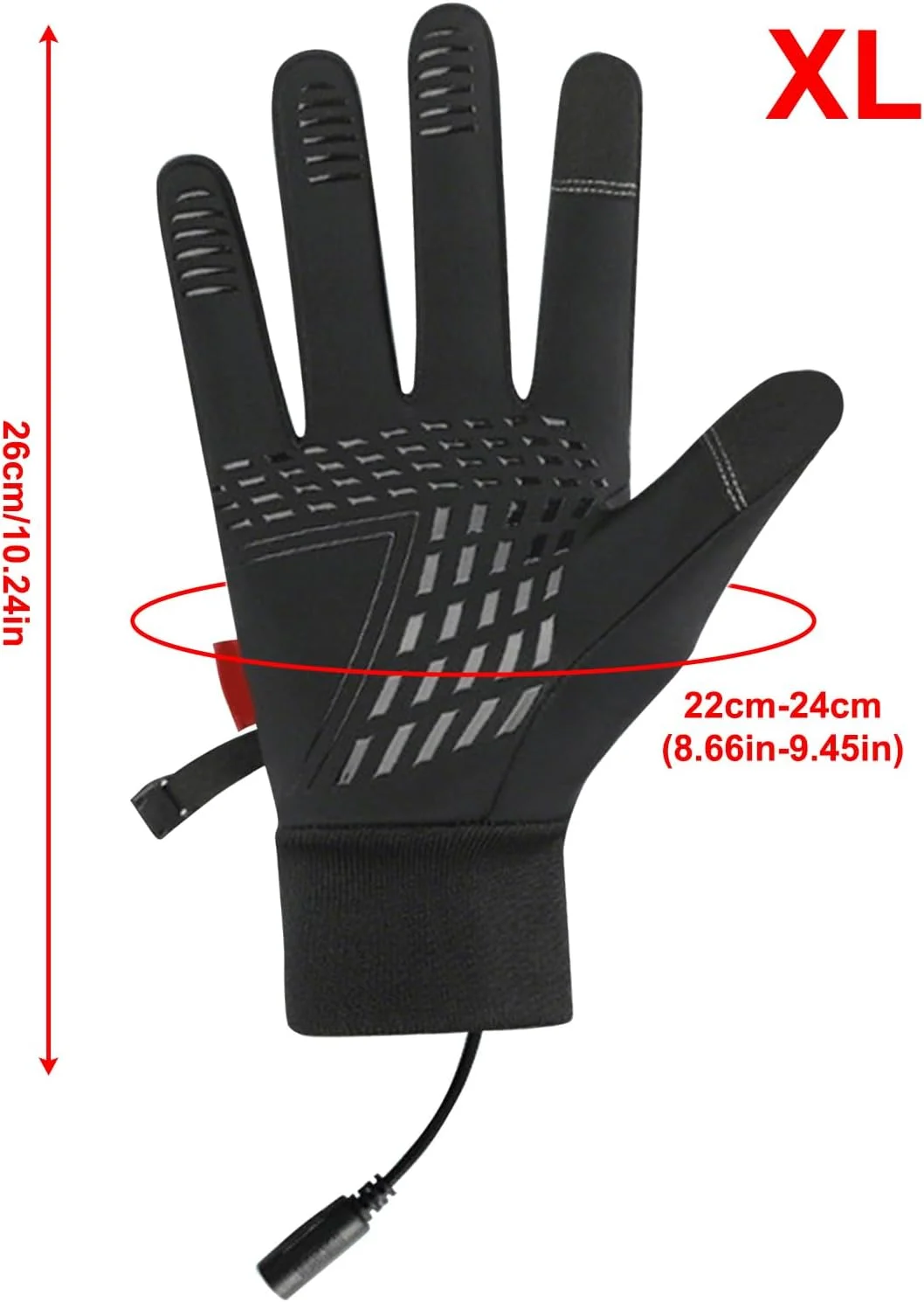 دستکش گرمایشی | دستکش گرم شونده برای موتورسواری | دستکش ضد باد ضخیم ضد آب با قابلیت شارژ USB و صفحه لمسی برای هوای سرد، مناسب موتورسواری، کار، پیاده روی و اسکی در فضای باز دستکش گرمایشی | دستکش گرم شونده برای موتورسواری | دستکش ضد باد ضخیم ضد آب با قابلیت شارژ USB و صفحه لمسی برای هوای سرد، مناسب موتورسواری، کار، پیاده روی و اسکی در فضای باز