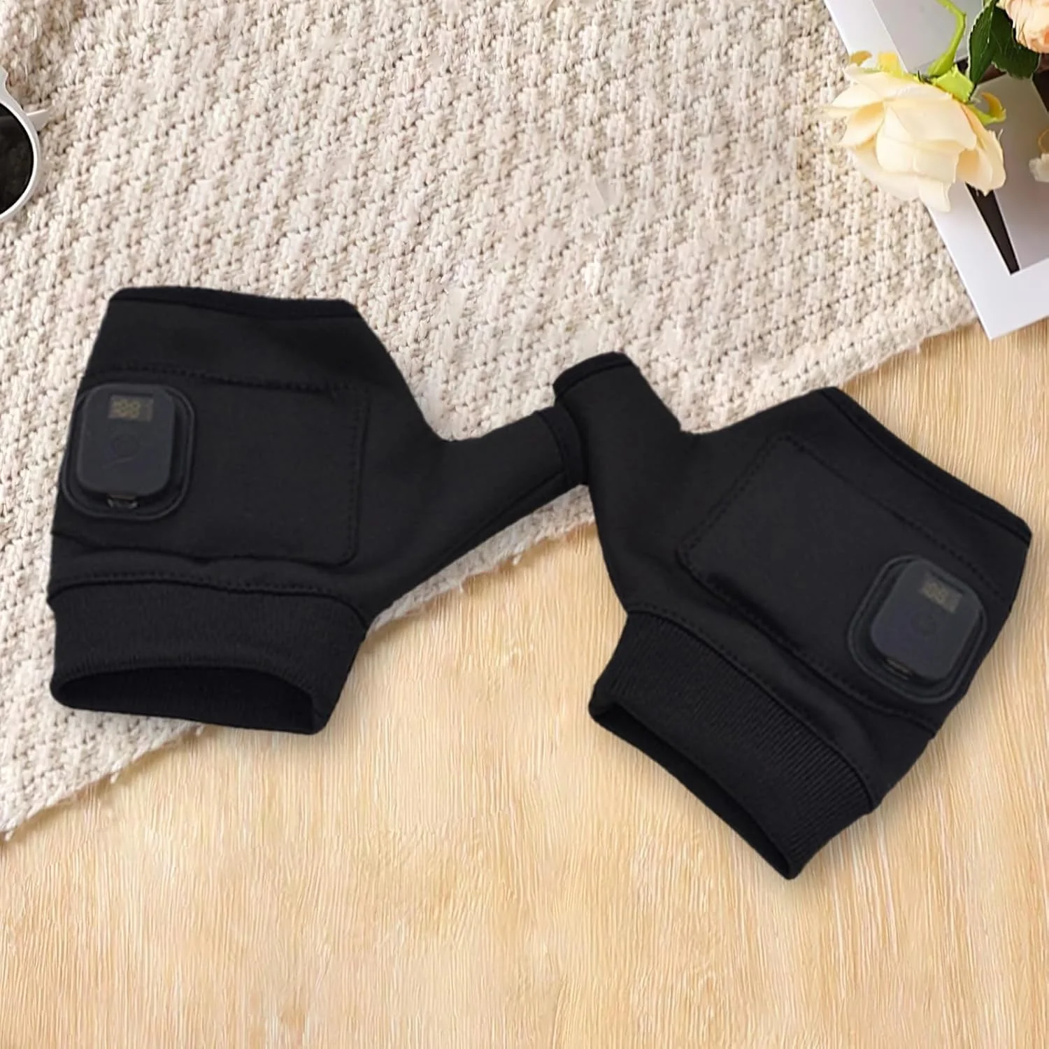 Heated Gloves for Women | Fingerless Mountaineering Mittens,USB Rechargeable Electric Thermal Heated Hand Gloves for Women Men Winter Outdoor Typing Running Motorcycle Camping Cycling Work Hunting Heated Gloves for Women | Fingerless Mountaineering Mittens,USB Rechargeable Electric Thermal Heated Hand Gloves for Women Men Winter Outdoor Typing Running Motorcycle Camping Cycling Work Hunting