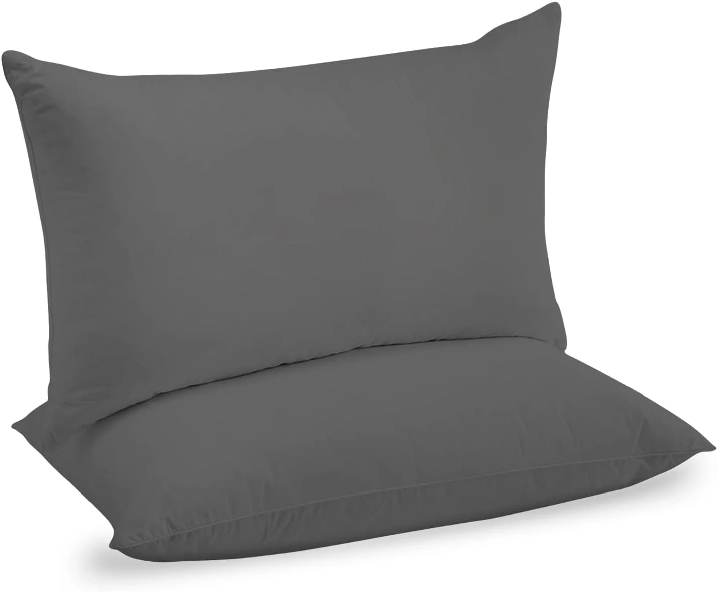 روبالشی های نرم و لطیف URBANHUT، سایز کویین، خاکستری تیره، 100% پنبه مصری، تراکم 700، ابعاد 50x75 سانتی متر، ست 2 عددی، با کیفیت عالی مناسب هتل روبالشی های نرم و لطیف URBANHUT، سایز کویین، خاکستری تیره، 100% پنبه مصری، تراکم 700، ابعاد 50x75 سانتی متر، ست 2 عددی، با کیفیت عالی مناسب هتل