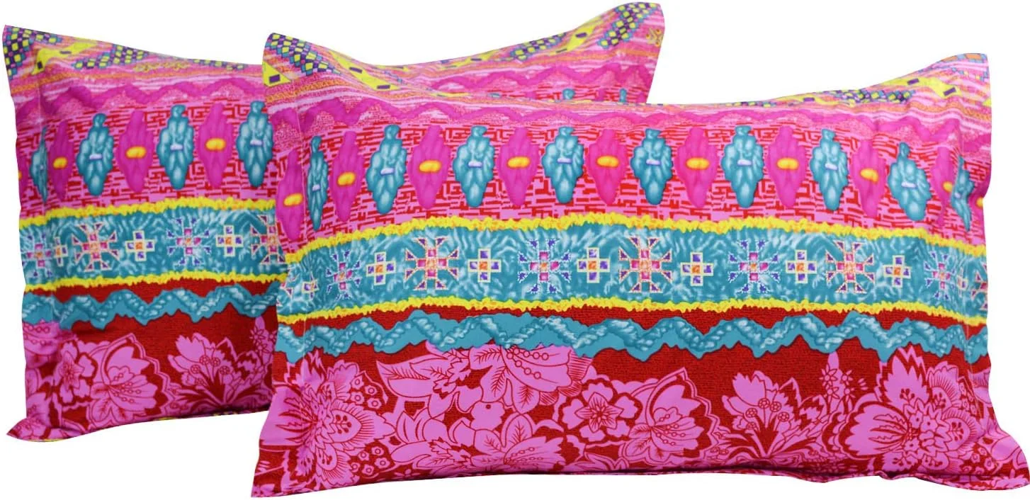 روکش کوسن دو تکه بوهمی USTIDE Home Textile، 100% پنبه روکش کوسن دو تکه بوهمی USTIDE Home Textile، 100% پنبه