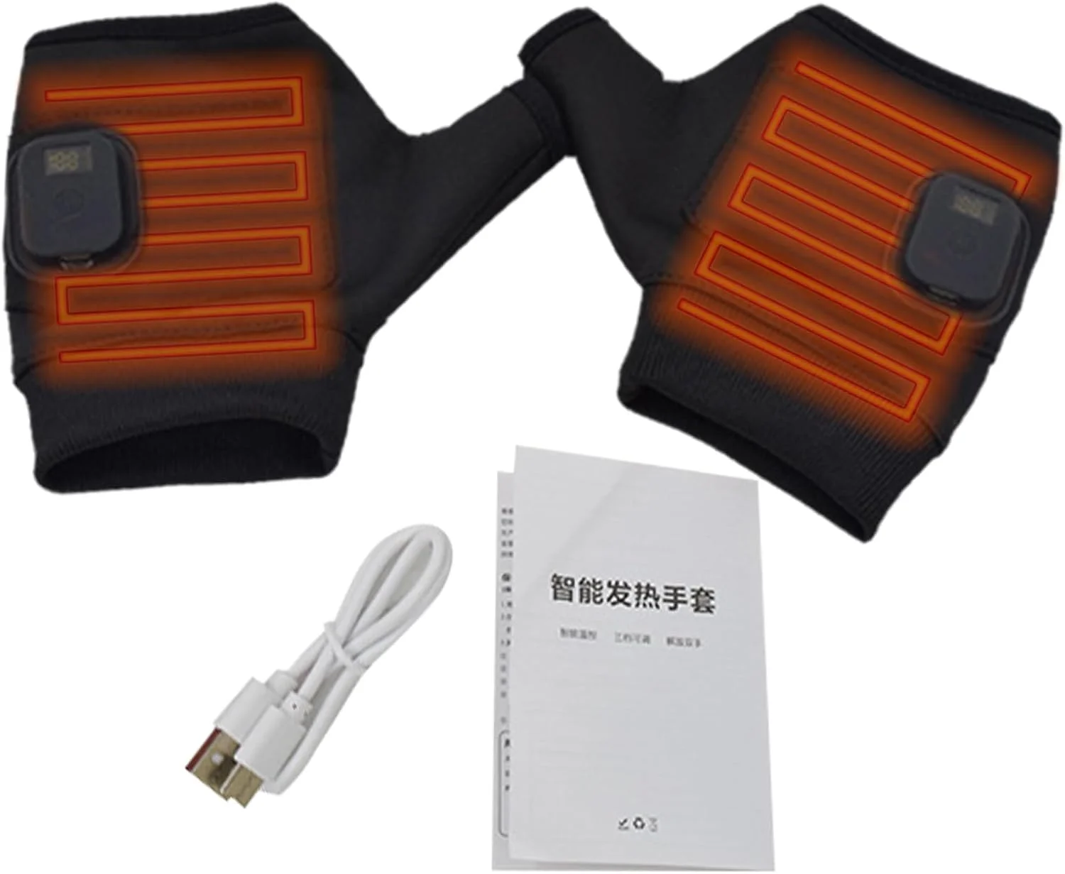 دستکش گرمایشی | دستکش نیم انگشتی مخصوص دویدن - دستکش گرم کننده دست شارژی برقی USB برای تایپ، موتورسواری، دویدن، هوای سرد، کمپینگ مردانه، شکار زمستانی، کار در فضای باز، تجهیزات دوچرخه سواری دستکش گرمایشی | دستکش نیم انگشتی مخصوص دویدن - دستکش گرم کننده دست شارژی برقی USB برای تایپ، موتورسواری، دویدن، هوای سرد، کمپینگ مردانه، شکار زمستانی، کار در فضای باز، تجهیزات دوچرخه سواری