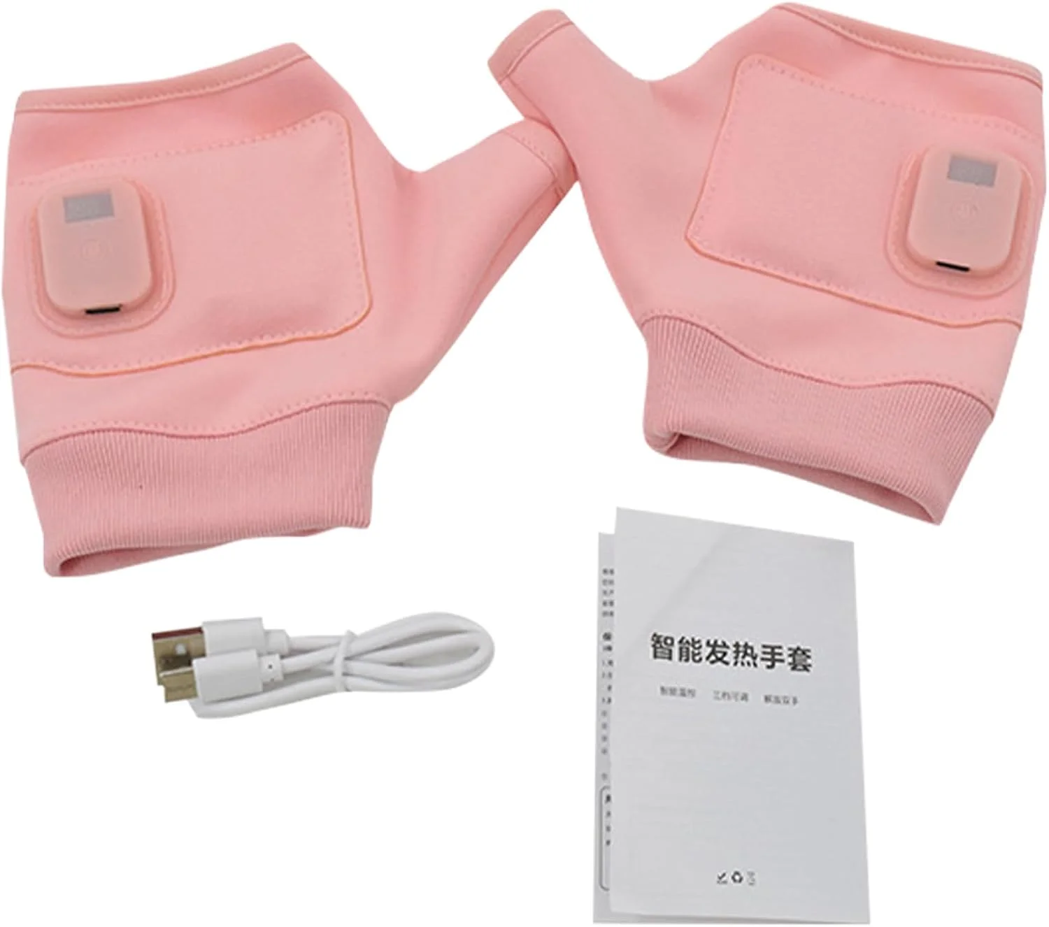 دستکش گرمایشی زنانه | دستکش های نیم انگشتی گرم، دستکش های حرارتی برقی قابل شارژ USB برای ورزش های فضای باز در هوای سرد، مناسب برای دوچرخه سواری، موتورسواری، دویدن، شکار، کمپینگ، پیاده روی، تایپ دستکش گرمایشی زنانه | دستکش های نیم انگشتی گرم، دستکش های حرارتی برقی قابل شارژ USB برای ورزش های فضای باز در هوای سرد، مناسب برای دوچرخه سواری، موتورسواری، دویدن، شکار، کمپینگ، پیاده روی، تایپ