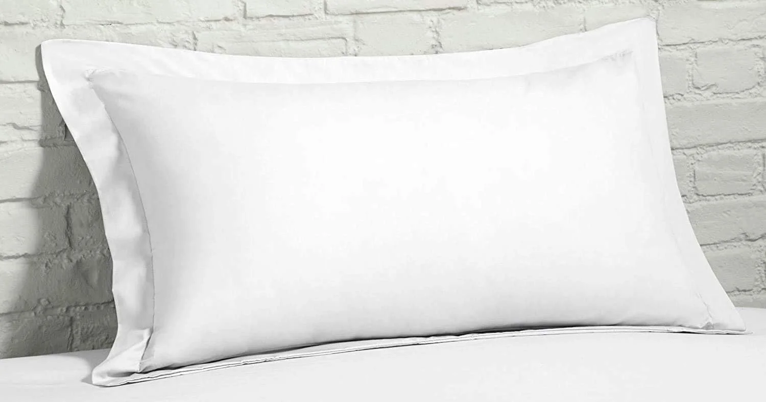 رو بالشی آکسفورد کینگ (50x90 سانتی متر) ساتن 400 نخ پنبه 100% با کیفیت هتل 5 ستاره (سفید، 2 عدد) رو بالشی آکسفورد کینگ (50x90 سانتی متر) ساتن 400 نخ پنبه 100% با کیفیت هتل 5 ستاره (سفید، 2 عدد)