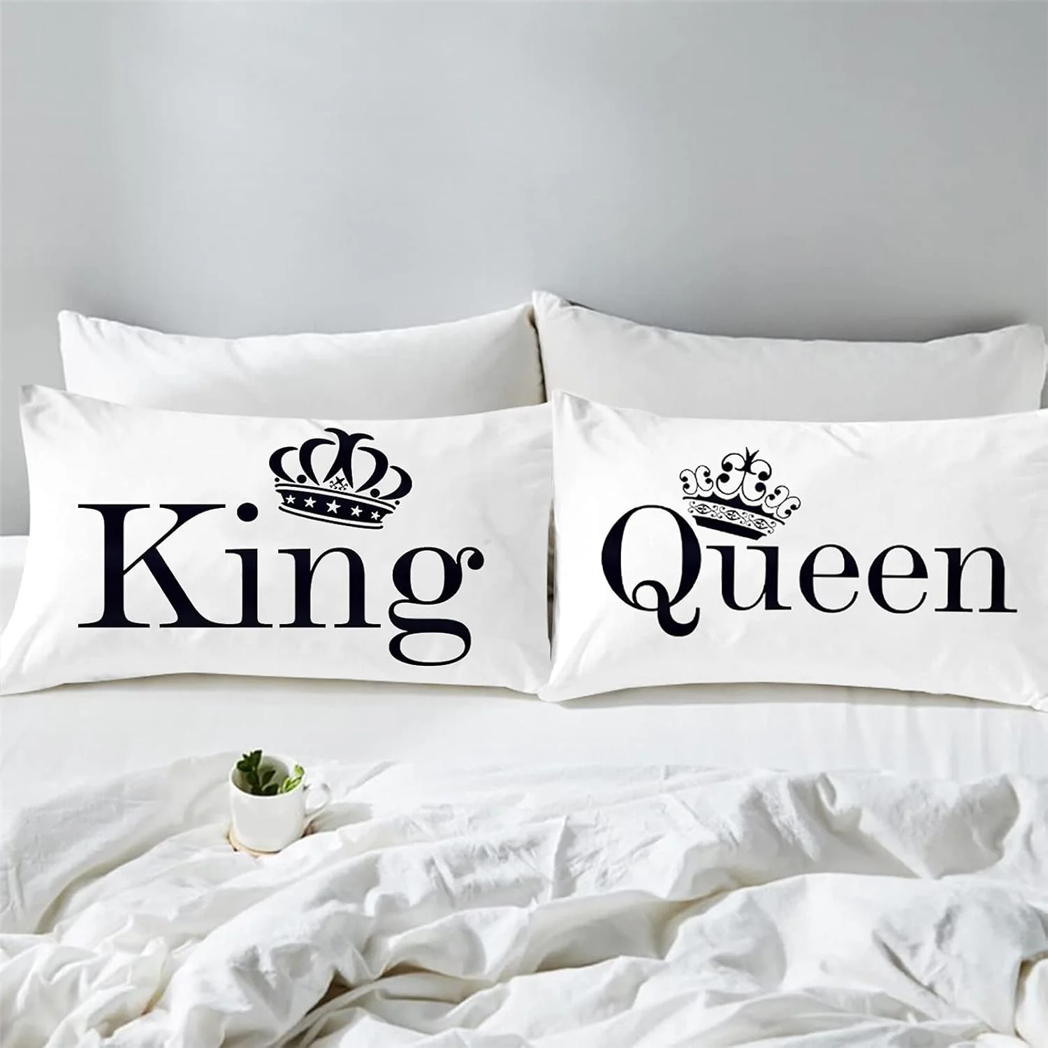 روبالشی THAFEWKY یک جفت طرح دوستت دارم بیشتر، روکش بالش رمانتیک هدیه عروسی ولنتاین برای او یا او، 30x50 سانتی متر 50x90 سانتی متر روبالشی THAFEWKY یک جفت طرح دوستت دارم بیشتر، روکش بالش رمانتیک هدیه عروسی ولنتاین برای او یا او، 30x50 سانتی متر 50x90 سانتی متر