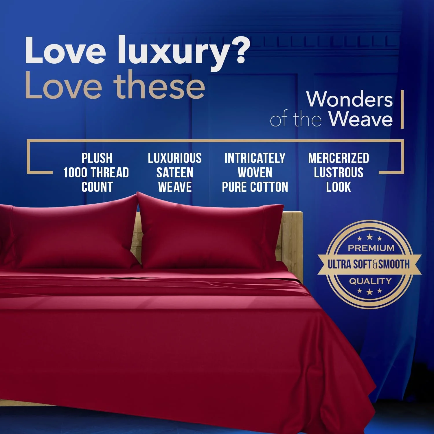 رو بالشی های 100% پنبه مصری تگزاس لینن، سایز استاندارد/کویین، ست 2 عددی، 1000 نخ - روکش بالشت تنفسی و خنک کننده، ست 2 عددی روبالشی زرشکی برای بالش های استاندارد/کویین رو بالشی های 100% پنبه مصری تگزاس لینن، سایز استاندارد/کویین، ست 2 عددی، 1000 نخ - روکش بالشت تنفسی و خنک کننده، ست 2 عددی روبالشی زرشکی برای بالش های استاندارد/کویین