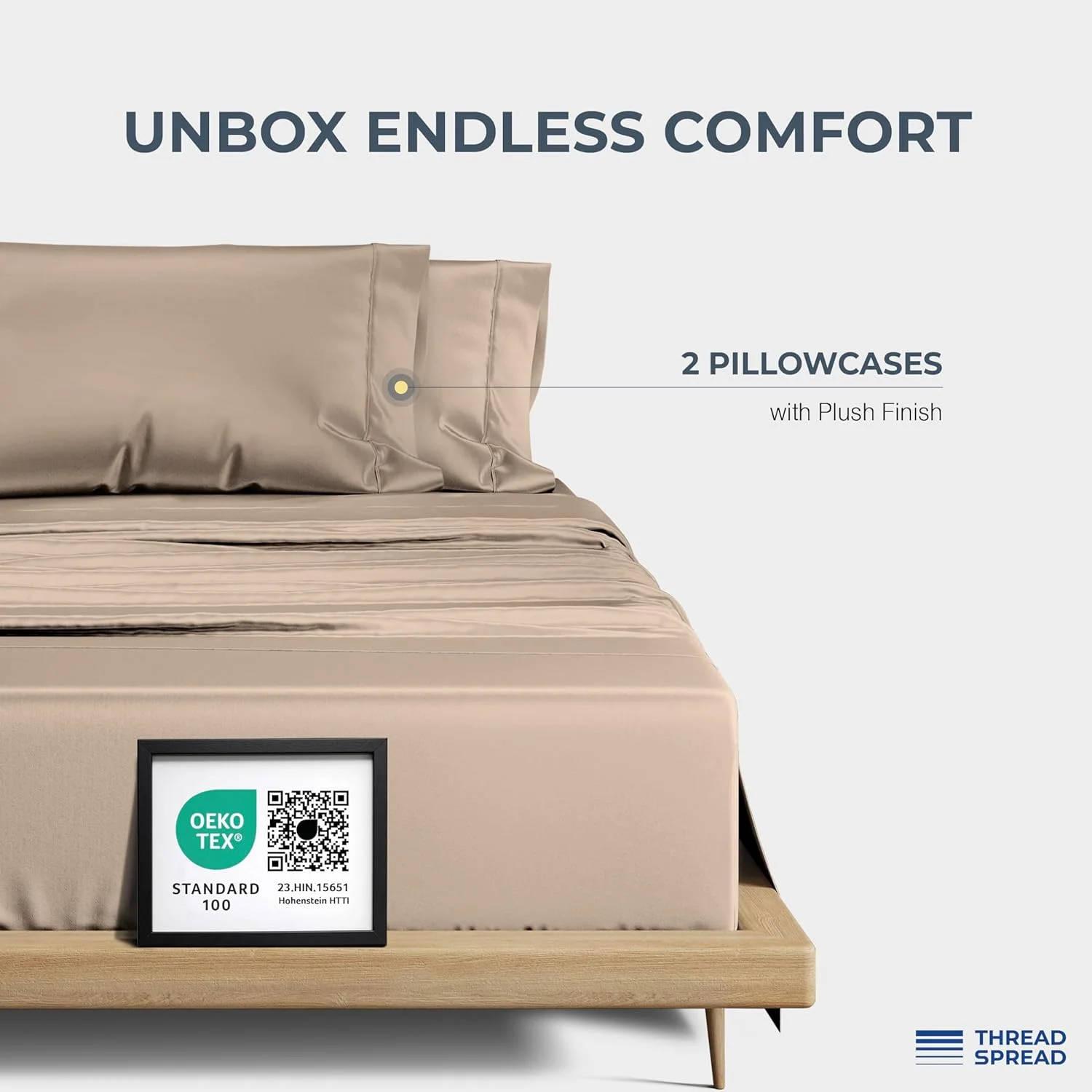 روبالشی های نخی مصری با تراکم 1500، مناسب برای بالش های استاندارد/کویین - ست 2 عددی روبالشی ساتن لطیف و ابریشمی روبالشی های نخی مصری با تراکم 1500، مناسب برای بالش های استاندارد/کویین - ست 2 عددی روبالشی ساتن لطیف و ابریشمی