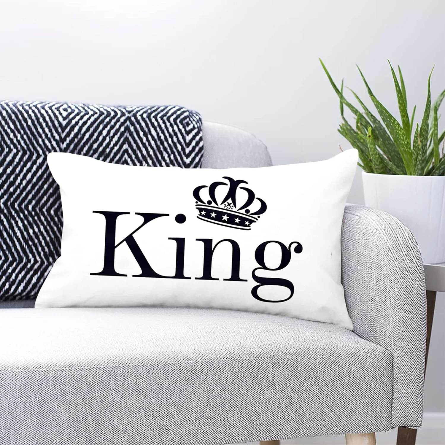 روبالشی THAFEWKY یک جفت طرح دوستت دارم بیشتر، روکش بالش رمانتیک هدیه عروسی ولنتاین برای او یا او، 30x50 سانتی متر 50x90 سانتی متر روبالشی THAFEWKY یک جفت طرح دوستت دارم بیشتر، روکش بالش رمانتیک هدیه عروسی ولنتاین برای او یا او، 30x50 سانتی متر 50x90 سانتی متر