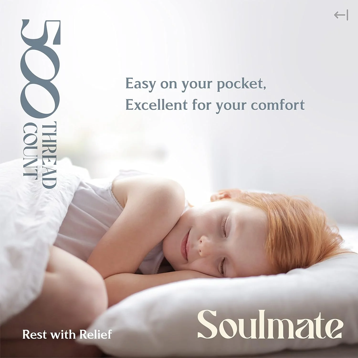 ست 2 عددی روبالشی کویین/استاندارد با تراکم 500 از جنس پنبه - روکش بالشت خنک کننده طبیعی خالص برای خواب، کیفیت مشابه پنبه مصری، روبالشی های نرم و ابریشمی با بافت ساتن، سفید