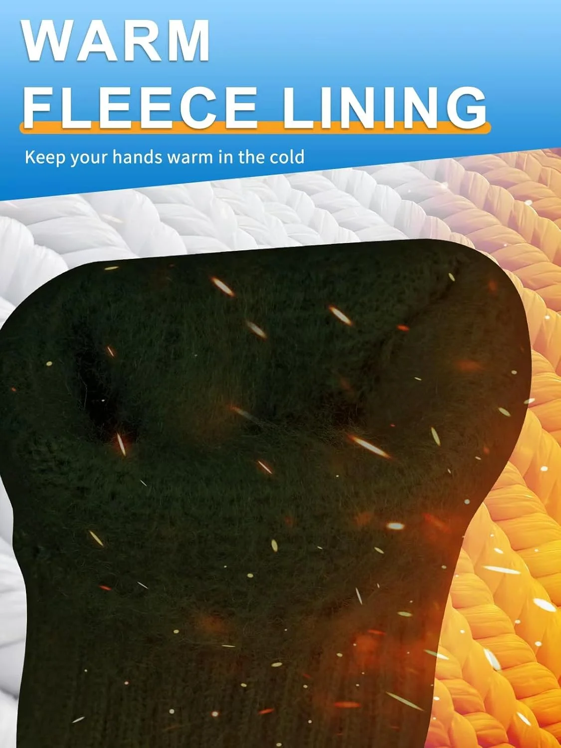 دستکش های بدون انگشت UKNOWISA، دستکش های حرارتی با روکش نرم بافتنی، دستکش های گرم زمستانی برای دویدن در فضای باز، پیاده روی با سگ - زنانه مردانه