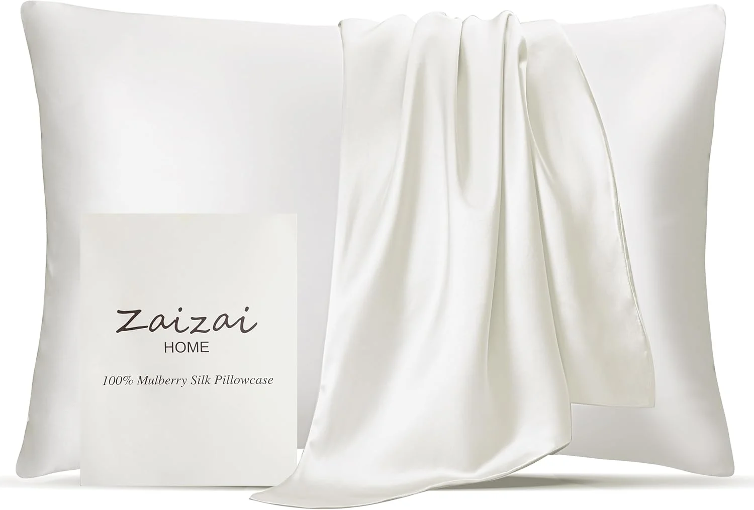 روبالشی ابریشم خالص توت 100% برای مو و پوست، ست 2 عددی، 25 Momme درجه 6A+، روبالشی ساتن ابریشمی با زیپ مخفی، روکش بالش ابریشمی دو طرفه، ضد پیری و ضد آکنه (کینگ، سفید طبیعی، 2 عدد) روبالشی ابریشم خالص توت 100% برای مو و پوست، ست 2 عددی، 25 Momme درجه 6A+، روبالشی ساتن ابریشمی با زیپ مخفی، روکش بالش ابریشمی دو طرفه، ضد پیری و ضد آکنه (کینگ، سفید طبیعی، 2 عدد)