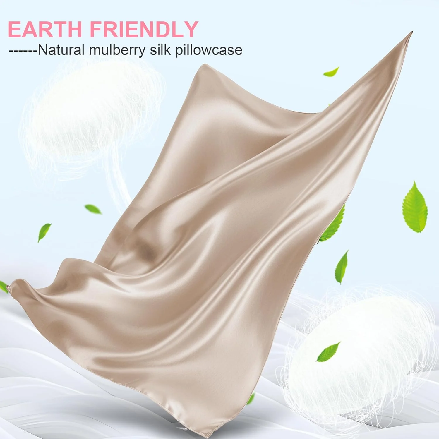 روبالشی ابریشم توت سایز استاندارد با زیپ مخفی، فوق العاده نرم و لطیف، خنک کننده و تنفسی، مناسب برای مو و پوست، هدیه برای خانم ها و آقایان (شامپاینی، 50x66 سانتی متر، 1 عدد) روبالشی ابریشم توت سایز استاندارد با زیپ مخفی، فوق العاده نرم و لطیف، خنک کننده و تنفسی، مناسب برای مو و پوست، هدیه برای خانم ها و آقایان (شامپاینی، 50x66 سانتی متر، 1 عدد)