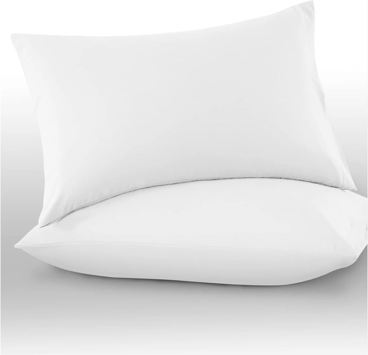 ست 2 عددی روبالشتی میکروفایبر - روبالشتی های ساده رنگ شده - سفید - (74x48 سانتی متر) ست 2 عددی روبالشتی میکروفایبر - روبالشتی های ساده رنگ شده - سفید - (74x48 سانتی متر)